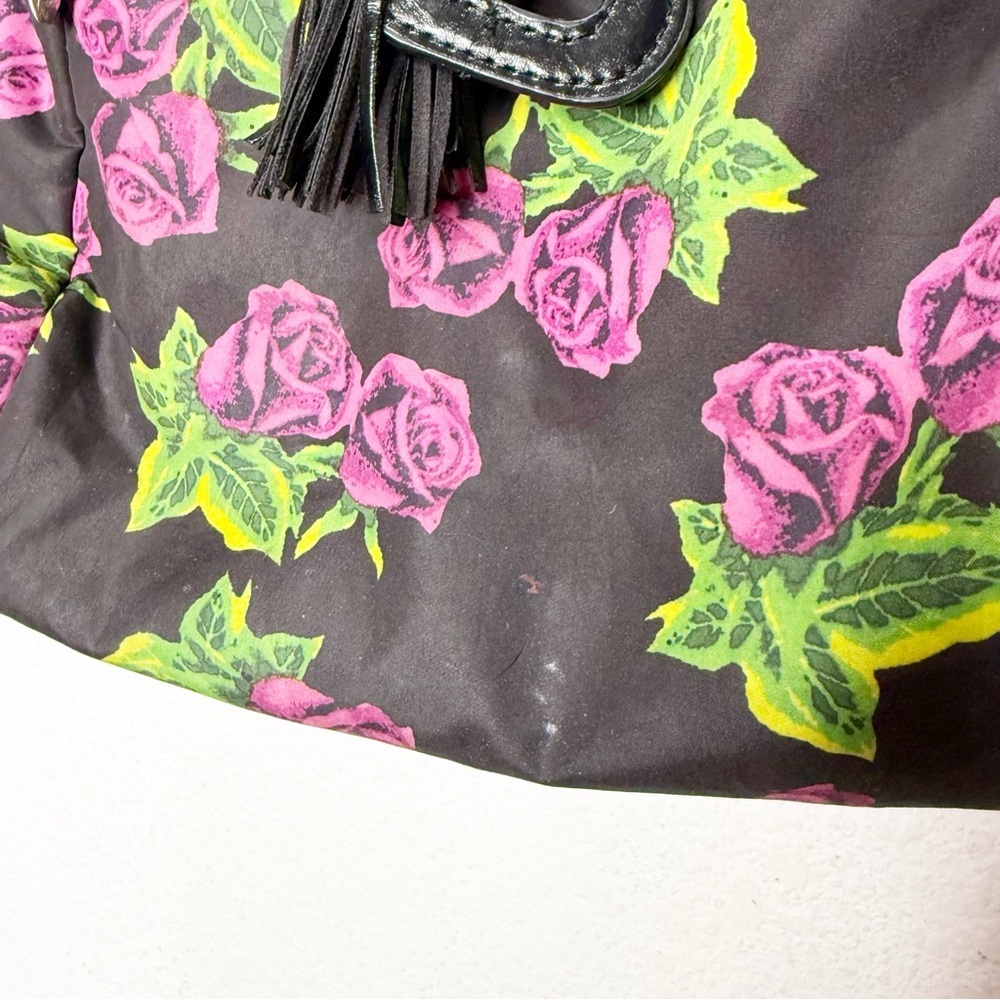 Betsy Johnson Roses Backpack Tote Monogram B - Picture 5 of 7